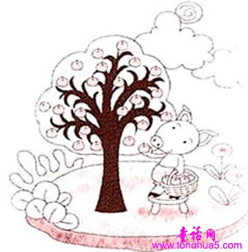 小猪在果园