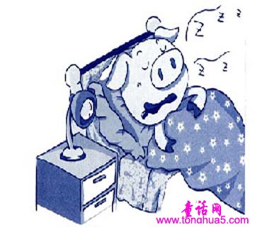 打鼾猪