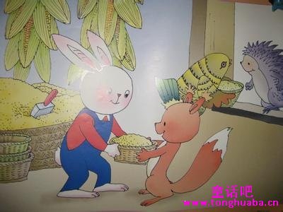 小松鼠和小兔子
