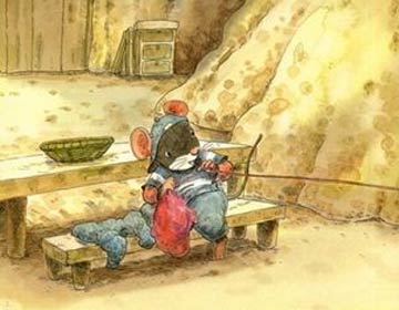 三个兄弟鼠晾毛线