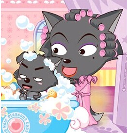 聪明的狼妈妈