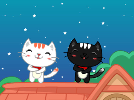 白猫和黑猫的故事 白猫和黑猫的故事