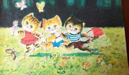 三只骄傲的小猫的故事