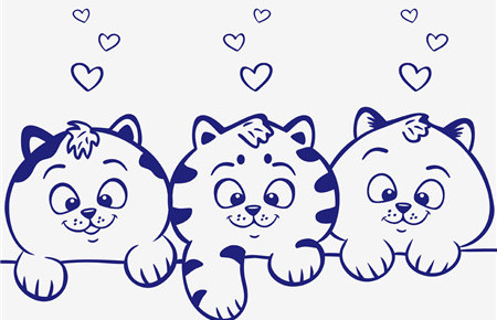 三只骄傲的小猫的故事