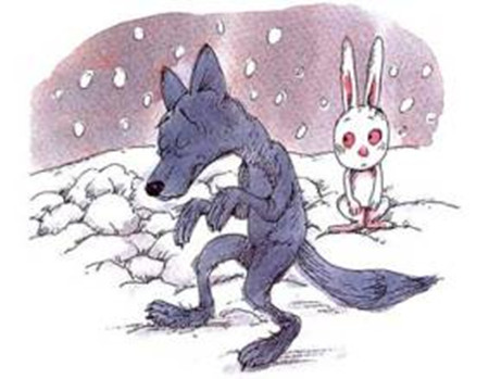玩雪的兔子的故事2