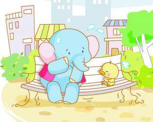 小鸭与大象的故事