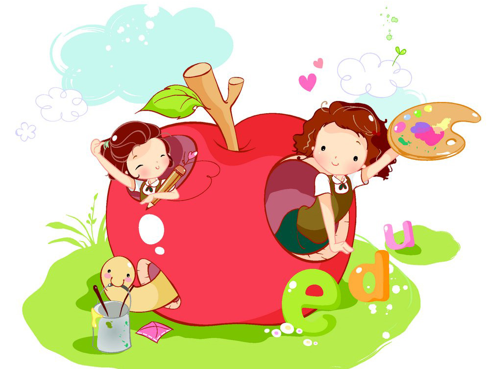 吃苹果的小虫子的故事2