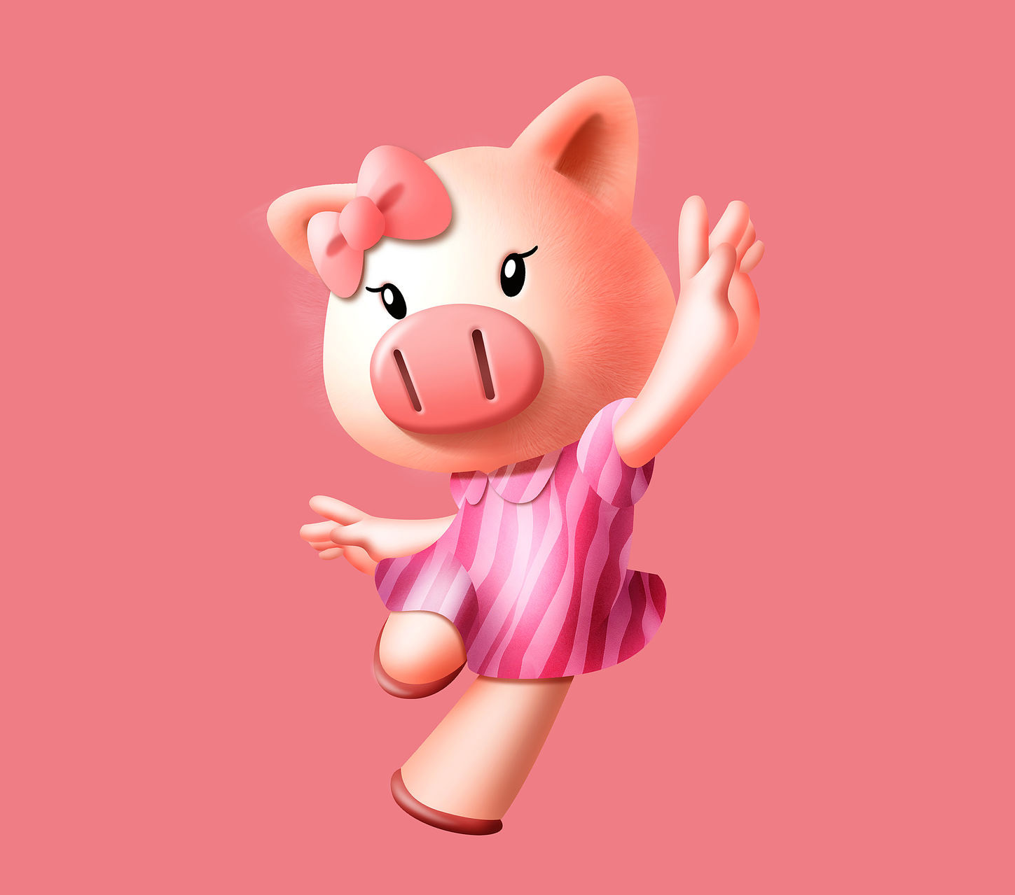 小猪美美不爱笑的故事1